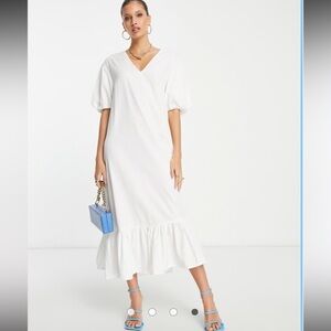 Pretty Lavish White Maxi Dress 
Vera organic cotton revolve casual fall formal